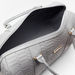 ELLE Textured Duffel Bag with Detachable Strap and Zip Closure-Duffle Bags-thumbnail-4