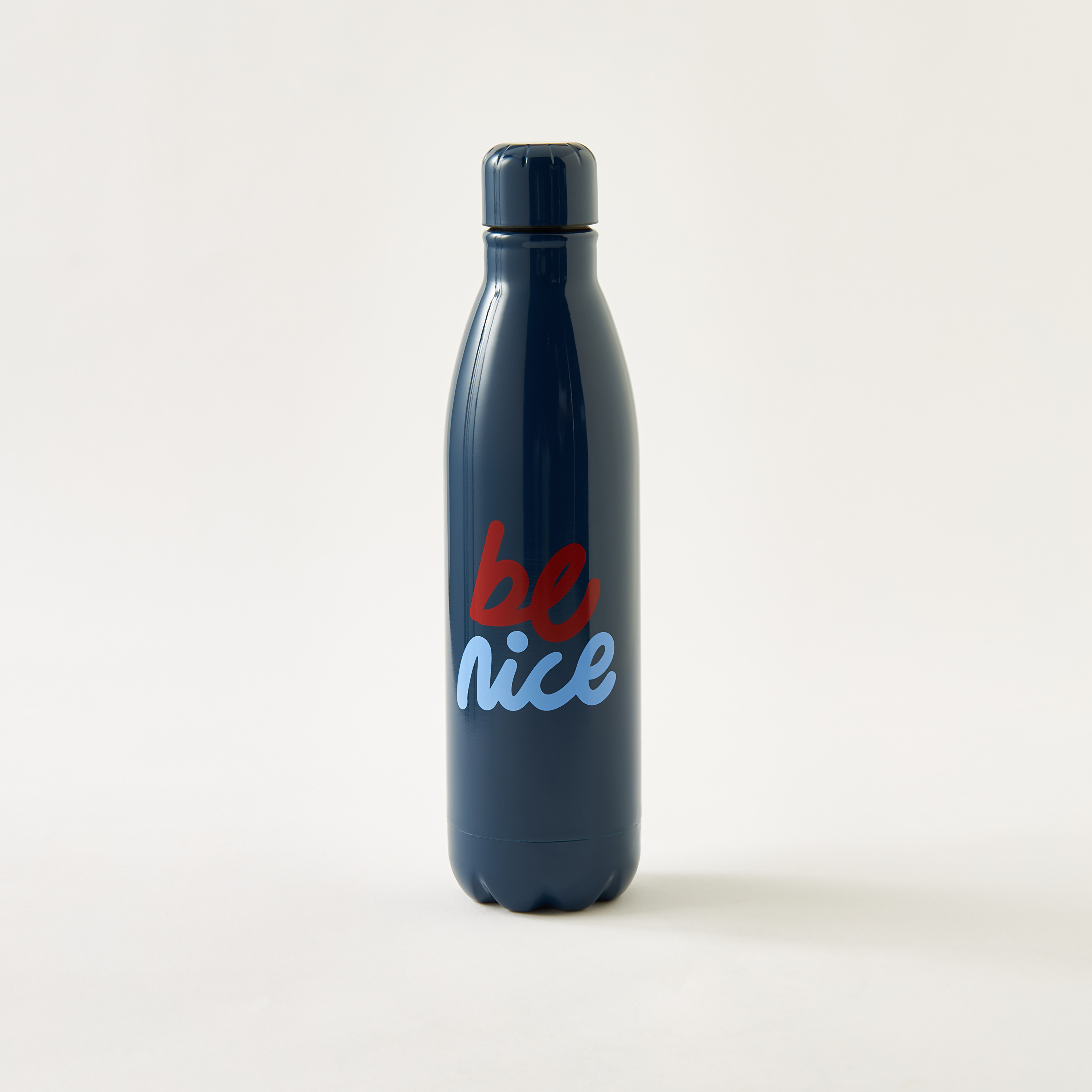 Typographic Print Water Bottle with Screw Lid - 500 ml-school-waterbottles-image-1