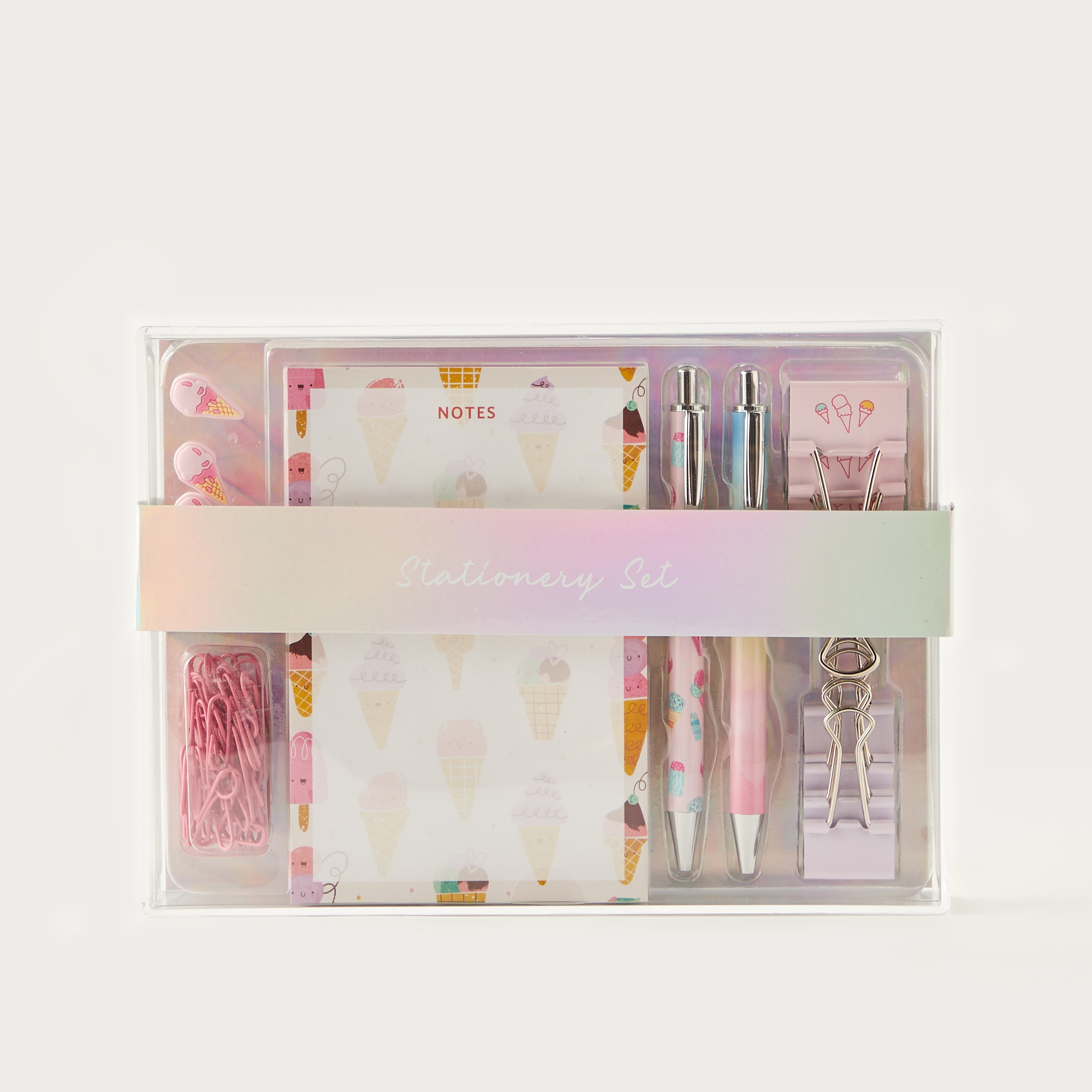 Syloon Ice-Cream Print Stationery Set-school-stationery-sets-image-1