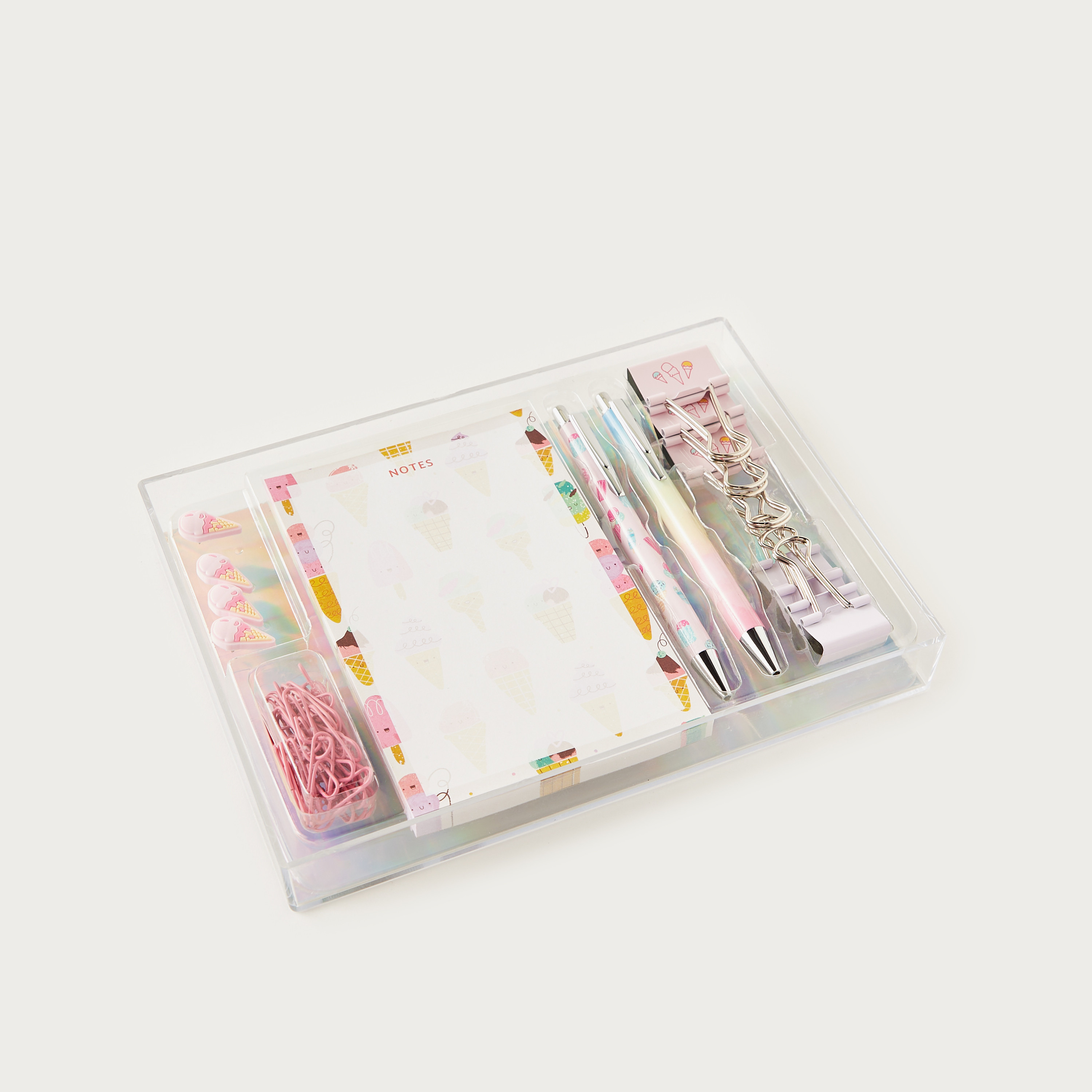 Syloon Ice-Cream Print Stationery Set-school-stationery-sets-image-2
