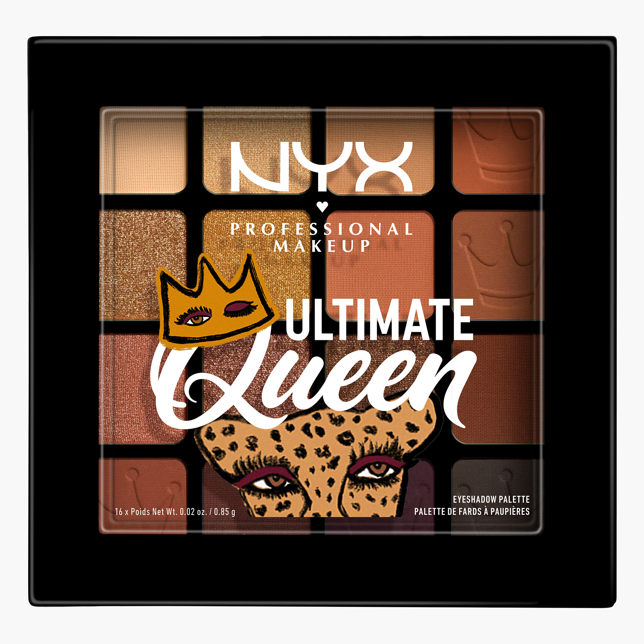 NYX Professional Make up Ultimate Queen Eyeshadow Palette-beautyandpersonalcare-makeup-eyes-eyeshadows-image-1