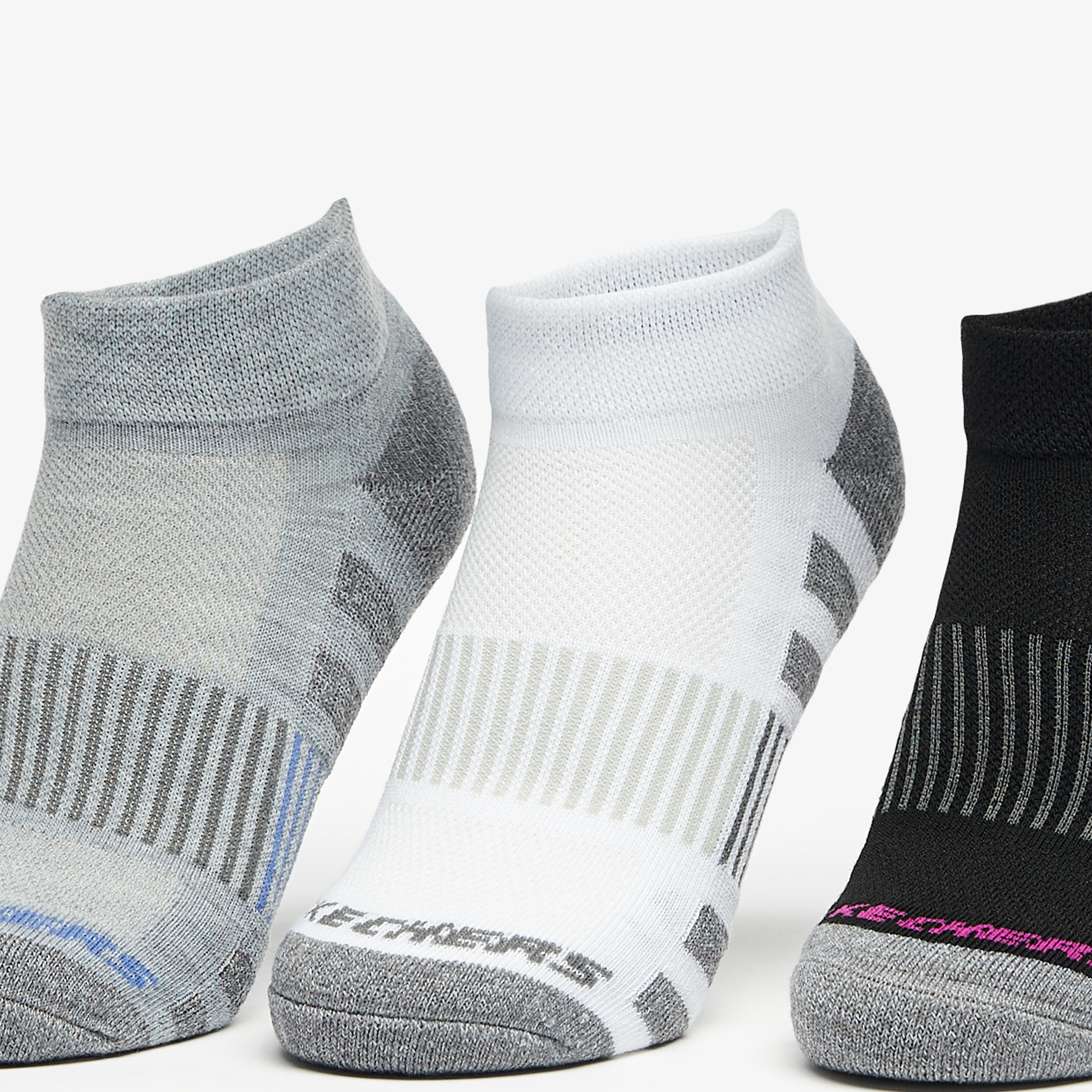 Skechers Women's Extended Terry Crew Length Sports Socks - S114344-041-women-socksandstockings-image-2