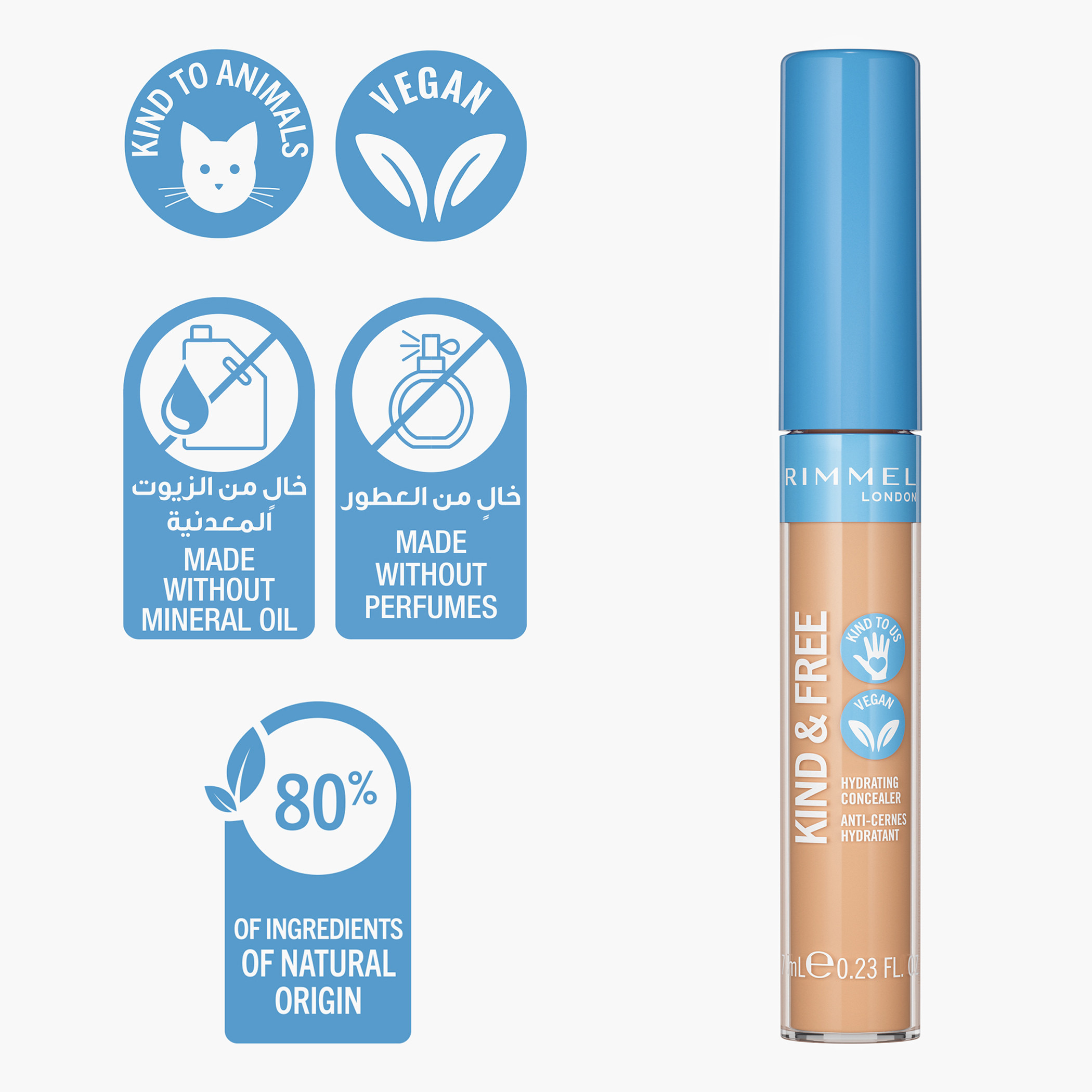Rimmel Kind and Free All-Day Hydrating Liquid Concealer - 7 ml-beautyandpersonalcare-makeup-face-concealers-image-2