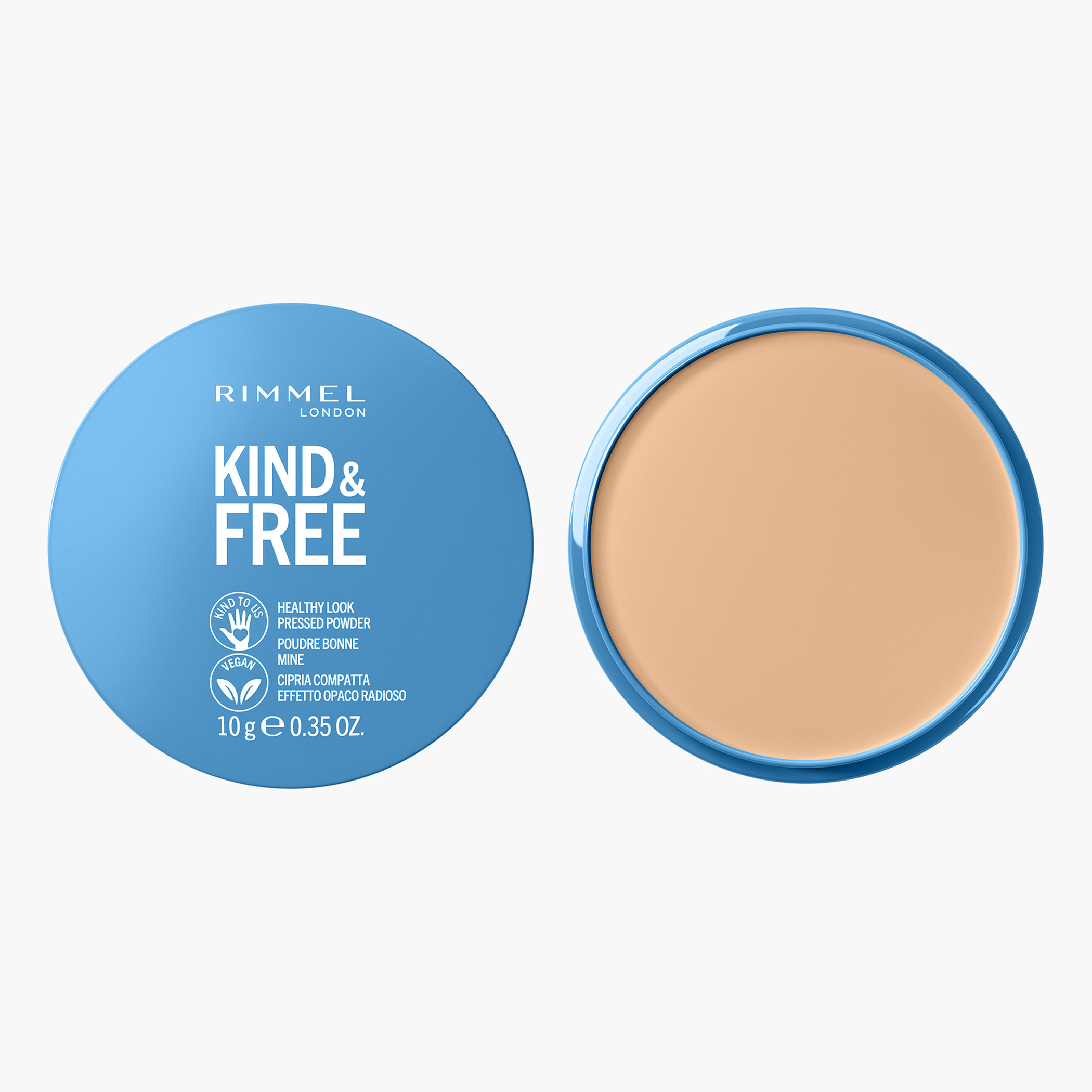 بودرة أساس مضغوطة كايند أند فري من ريميل - 10 جم-beautyandpersonalcare-makeup-face-foundations-image-9
