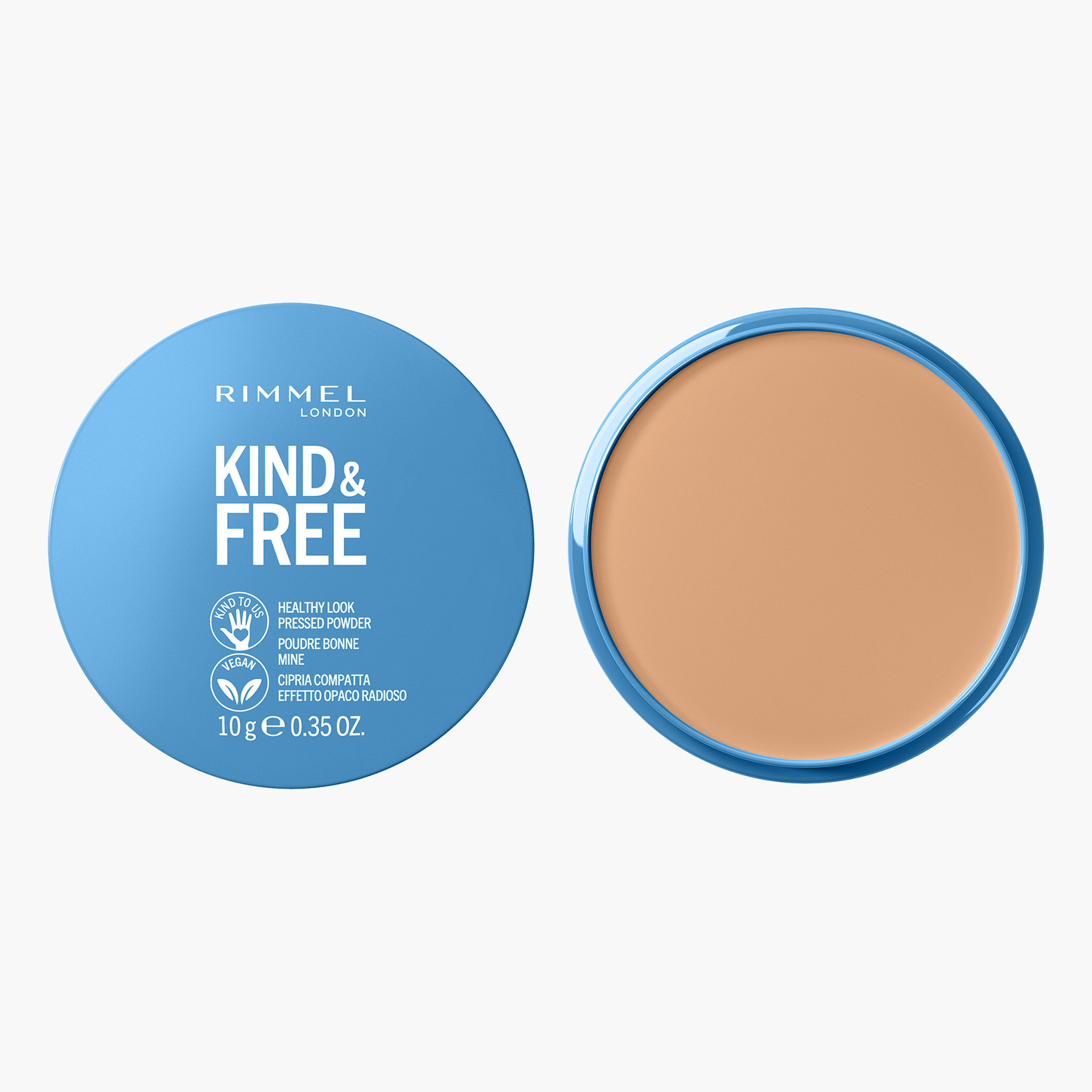 بودرة أساس مضغوطة كايند أند فري من ريميل - 10 جم-beautyandpersonalcare-makeup-face-foundations-image-17