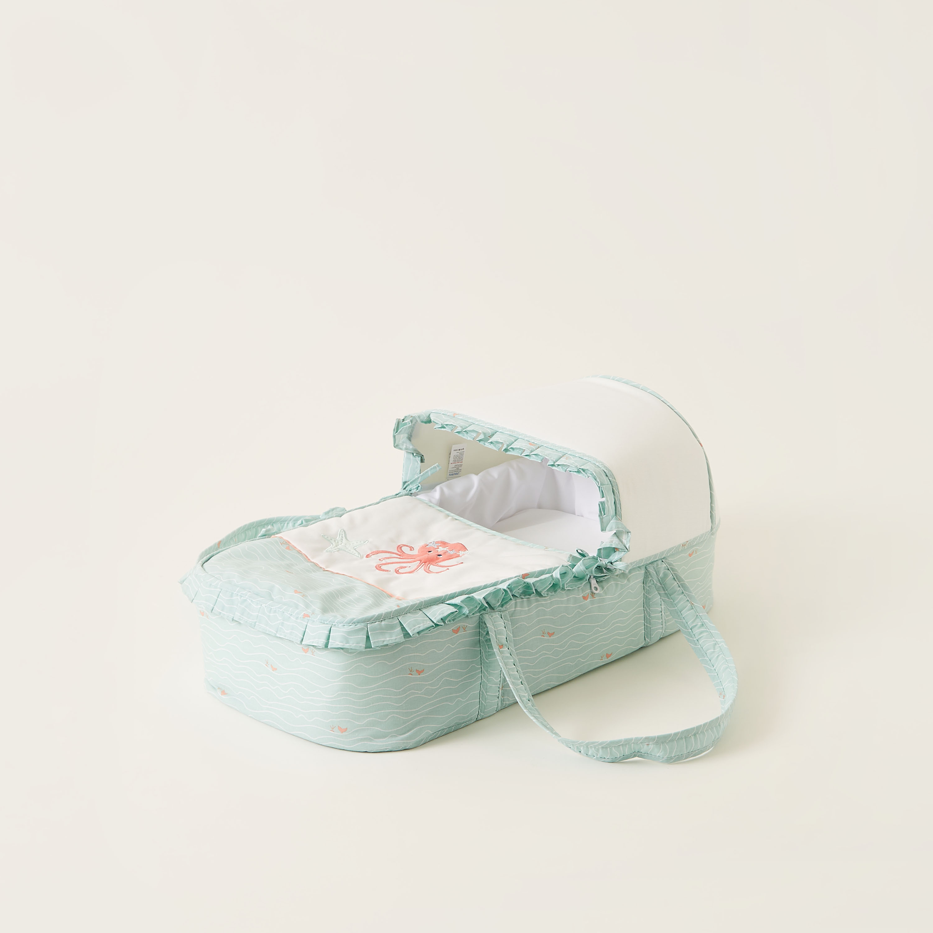 Juniors Under The Sea Print Jesse Carry Cot-baby-gear-carrycots-image-3