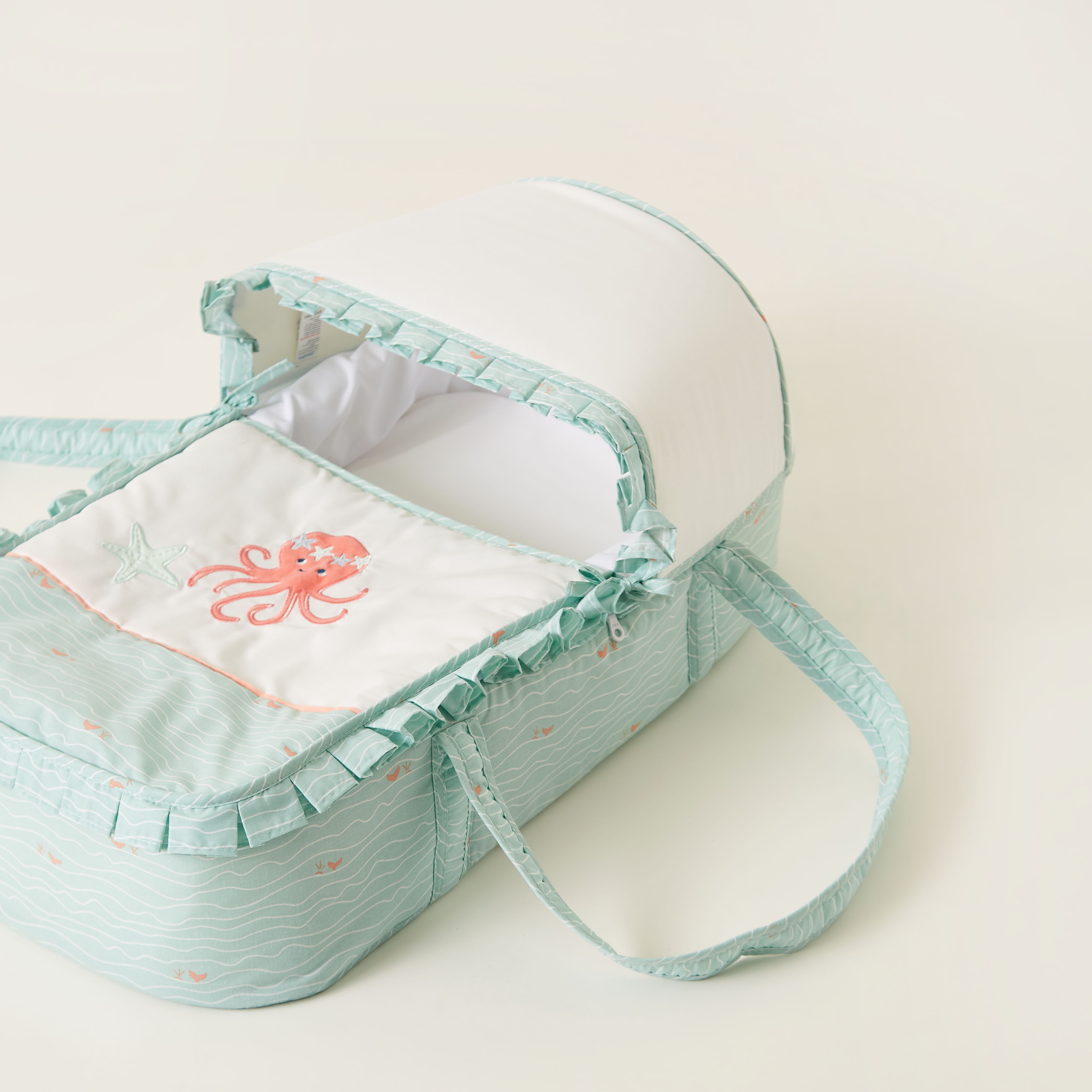 Juniors Under The Sea Print Jesse Carry Cot-baby-gear-carrycots-image-6