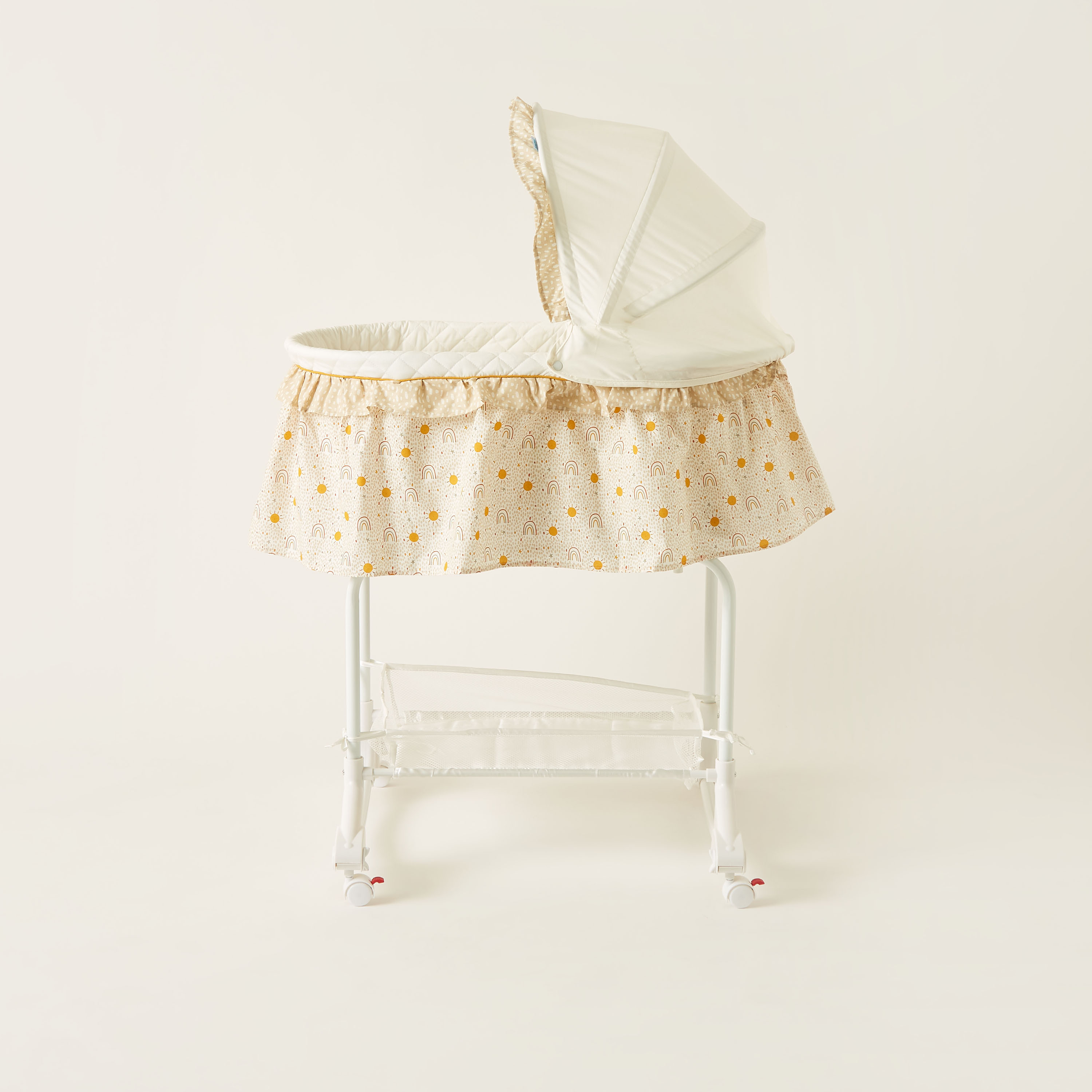 Juniors Printed Bassinet with Canopy (Up to 1 year)-baby-nursery-furniture-cribsandbeds-bassinets-image-3
