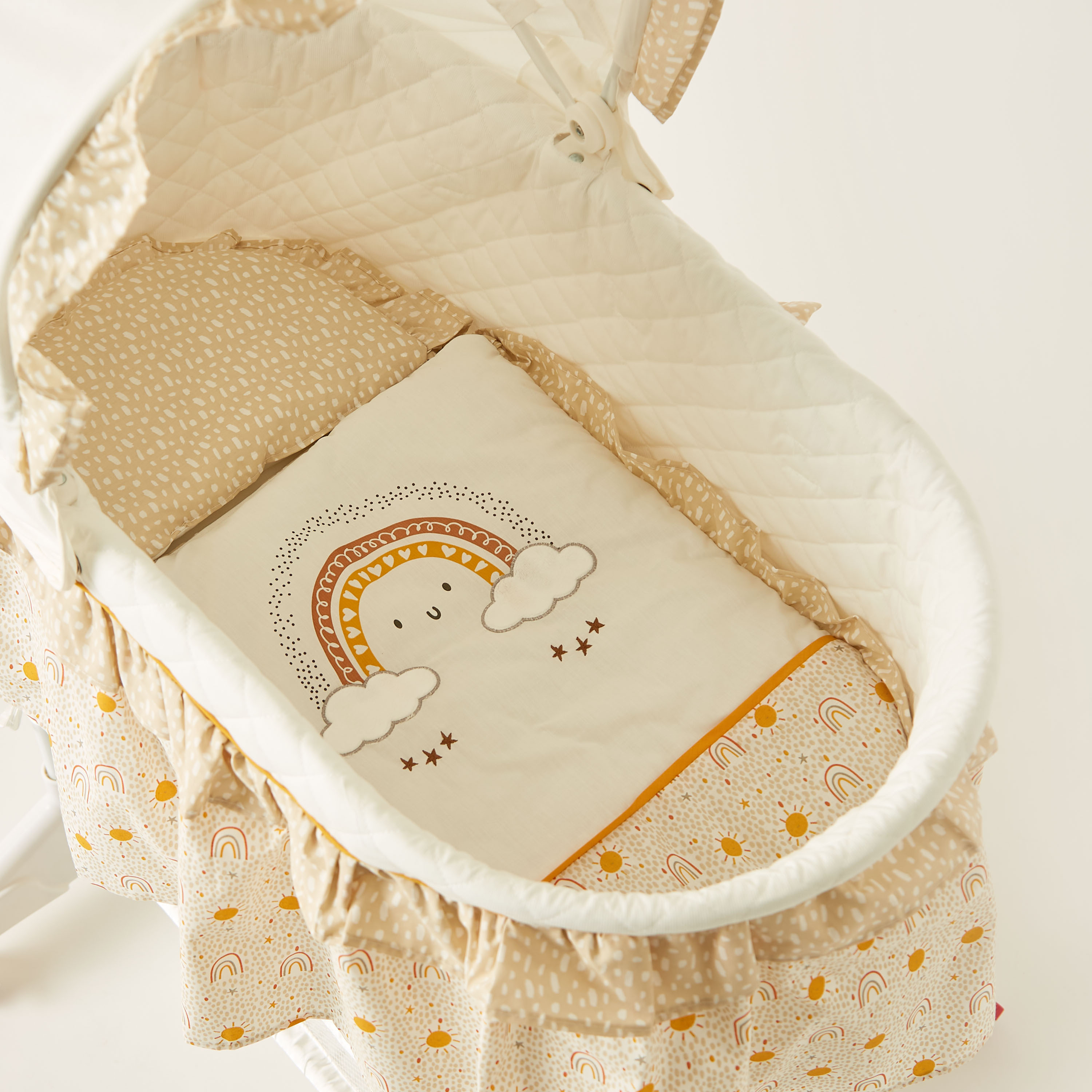 Juniors Printed Bassinet with Canopy (Up to 1 year)-baby-nursery-furniture-cribsandbeds-bassinets-image-7
