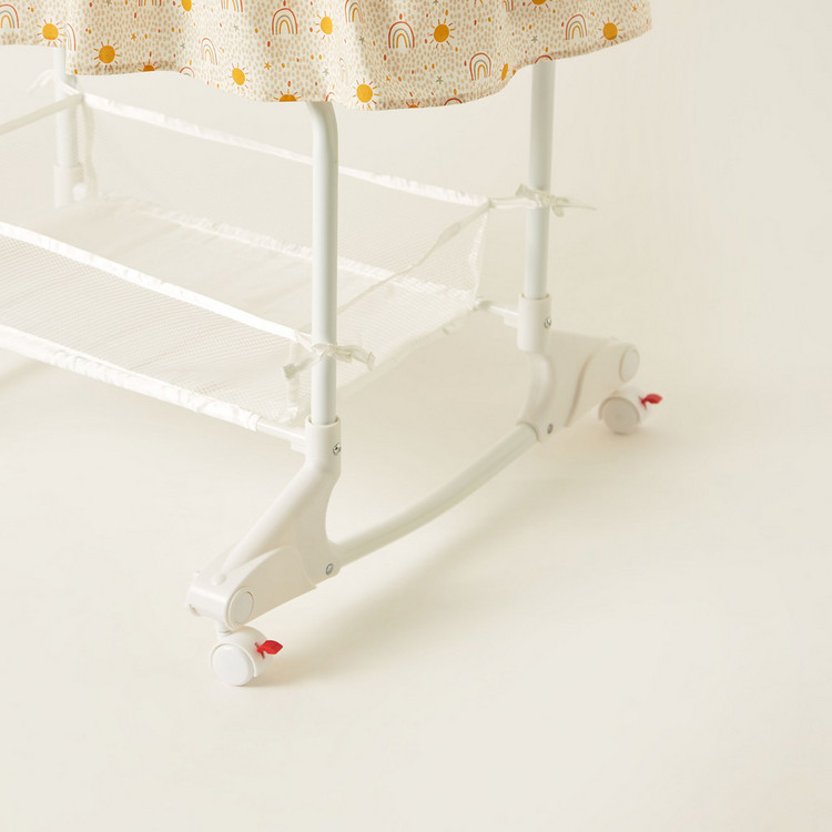 Juniors Printed Bassinet with Canopy
