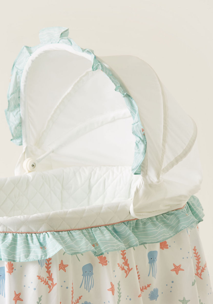 Juniors Printed Bassinet with Canopy-Cradles and Bassinets-image-4