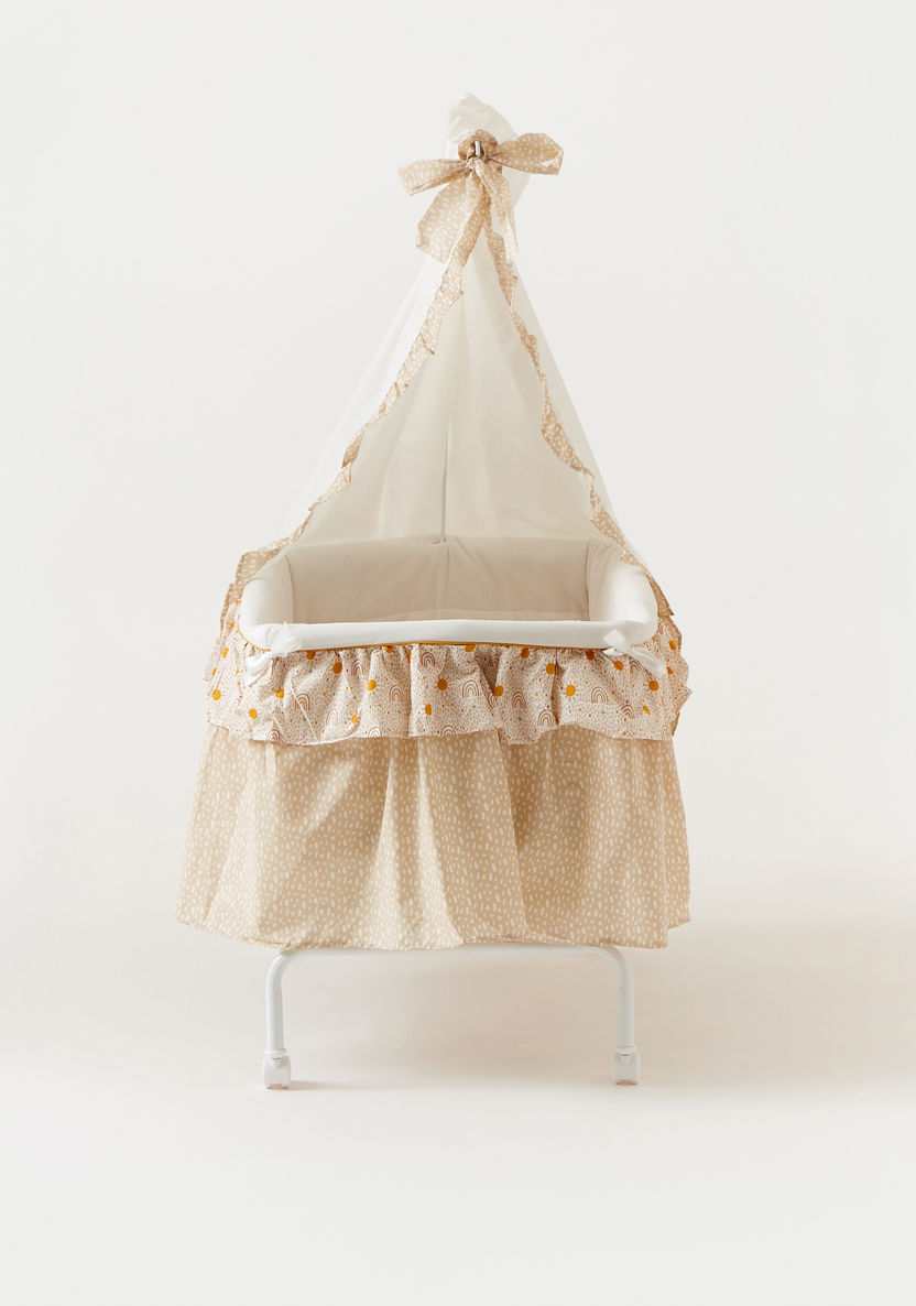 Juniors Tanveer Bassinet with Rocking Function and Wheels-Cradles and Bassinets-image-1