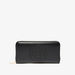 Elle Wallet with Perforated Detail and Zip Closure-Wallets & Clutches-thumbnail-0
