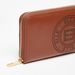 Elle Wallet with Perforated Detail and Zip Closure-Wallets & Clutches-thumbnail-2