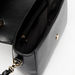 ELLE Monogram Textured Crossbody Bag with Twisted Top Handle-Women%27s Handbags-thumbnailMobile-5