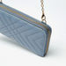 Celeste Quilted Wallet with Detachable Chain Strap and Zip Closure-Wallets and Clutches-thumbnail-3