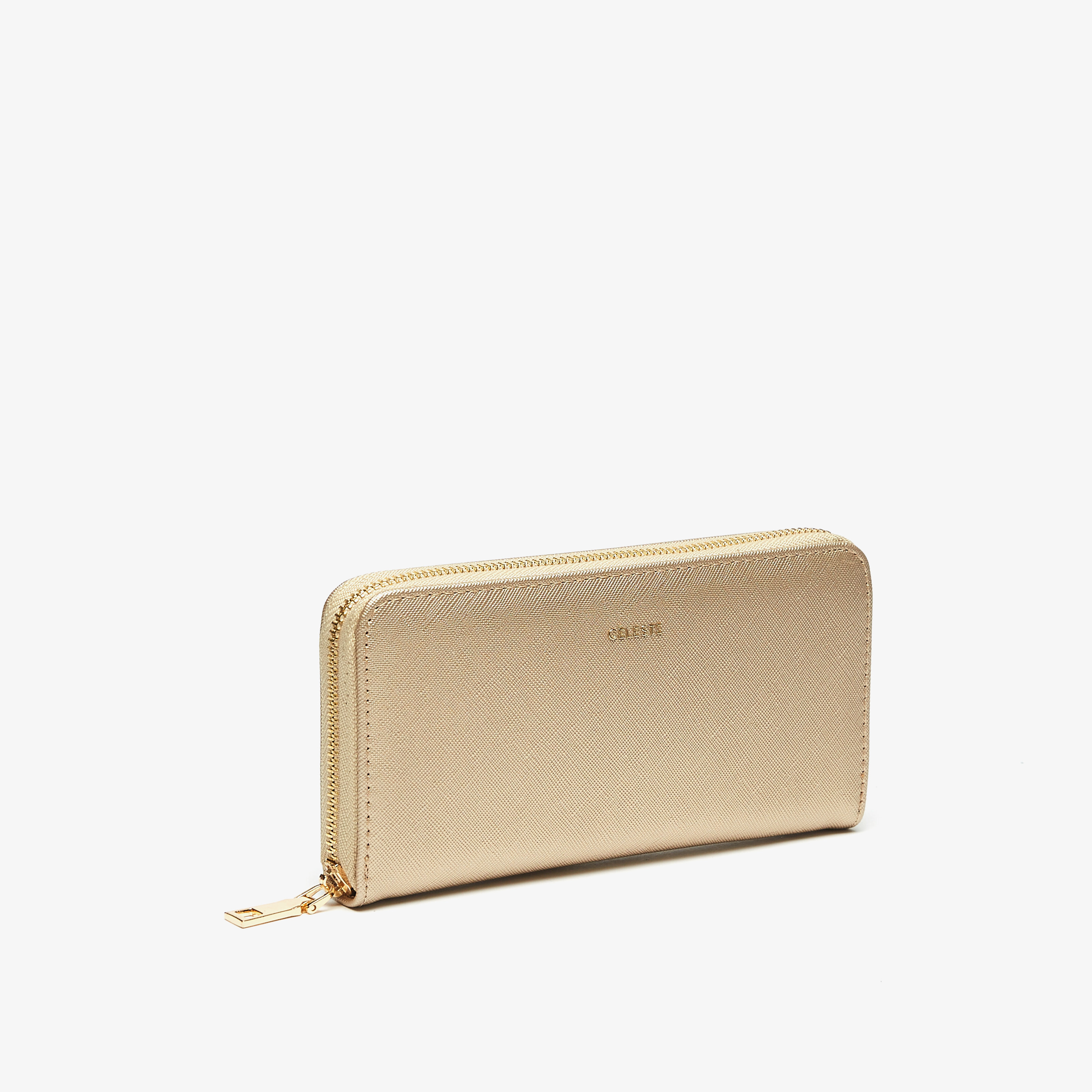 Celeste Textured Wallet with Zip Closure-women-bagsandwallets-wallets-image-2