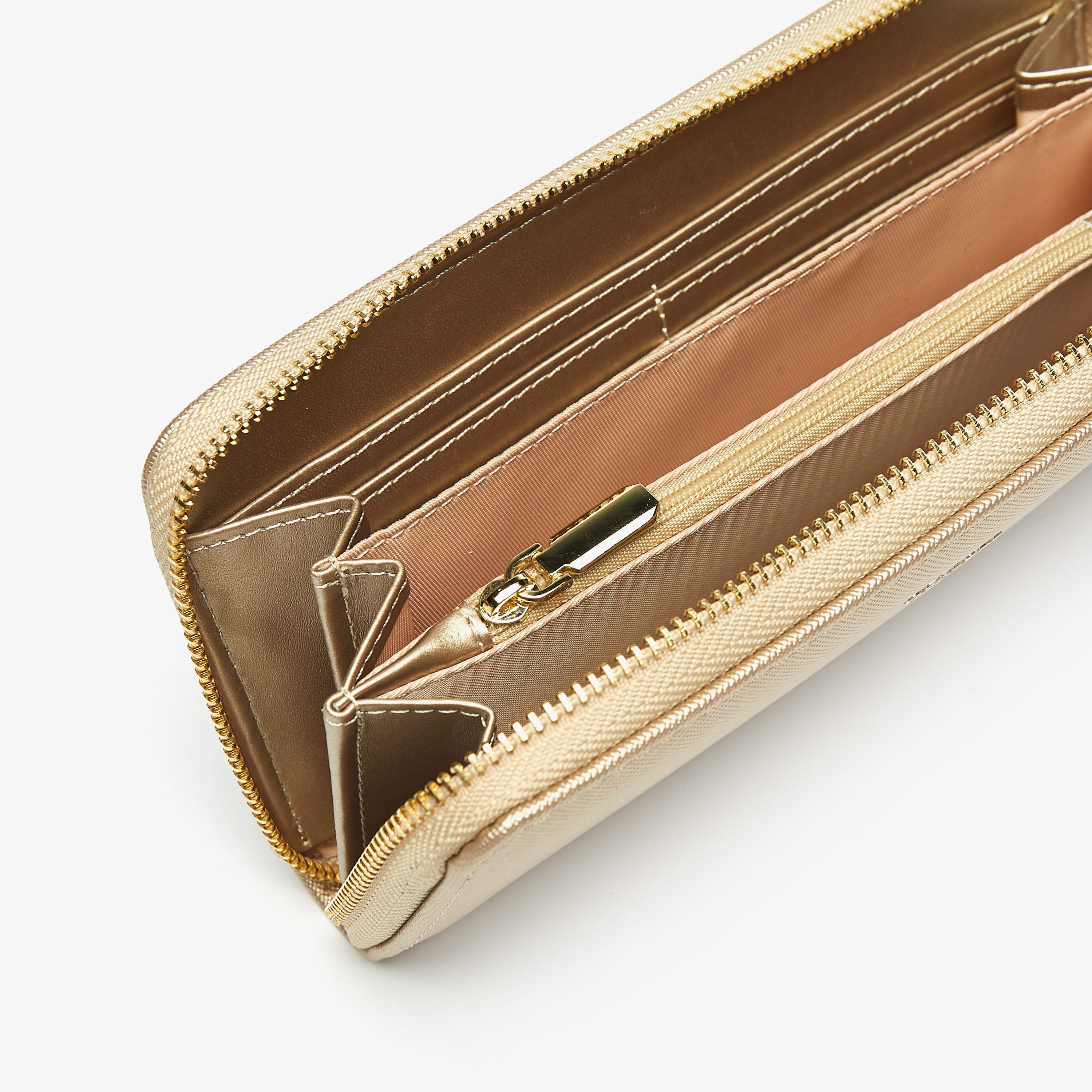 Celeste Textured Wallet with Zip Closure-women-bagsandwallets-wallets-image-4
