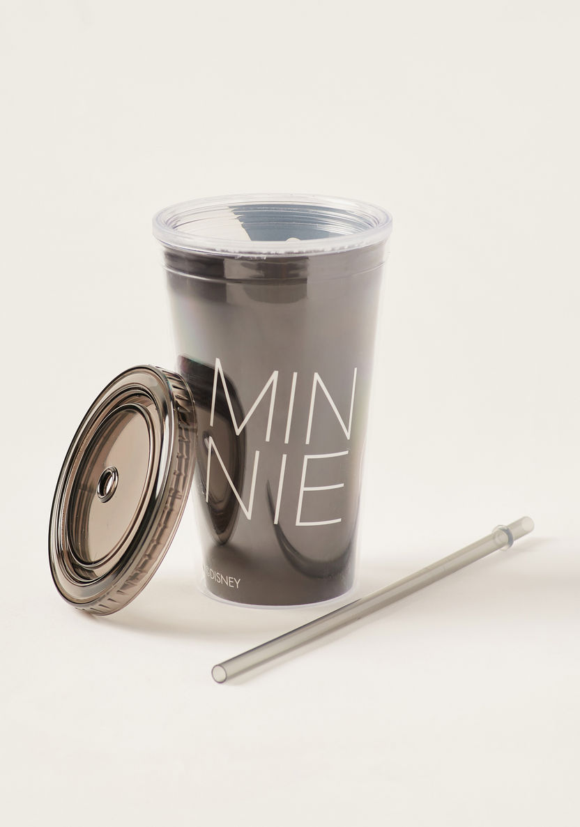 Minnie Mouse Print Sipper Mug - 450 ml-Utensils-image-2