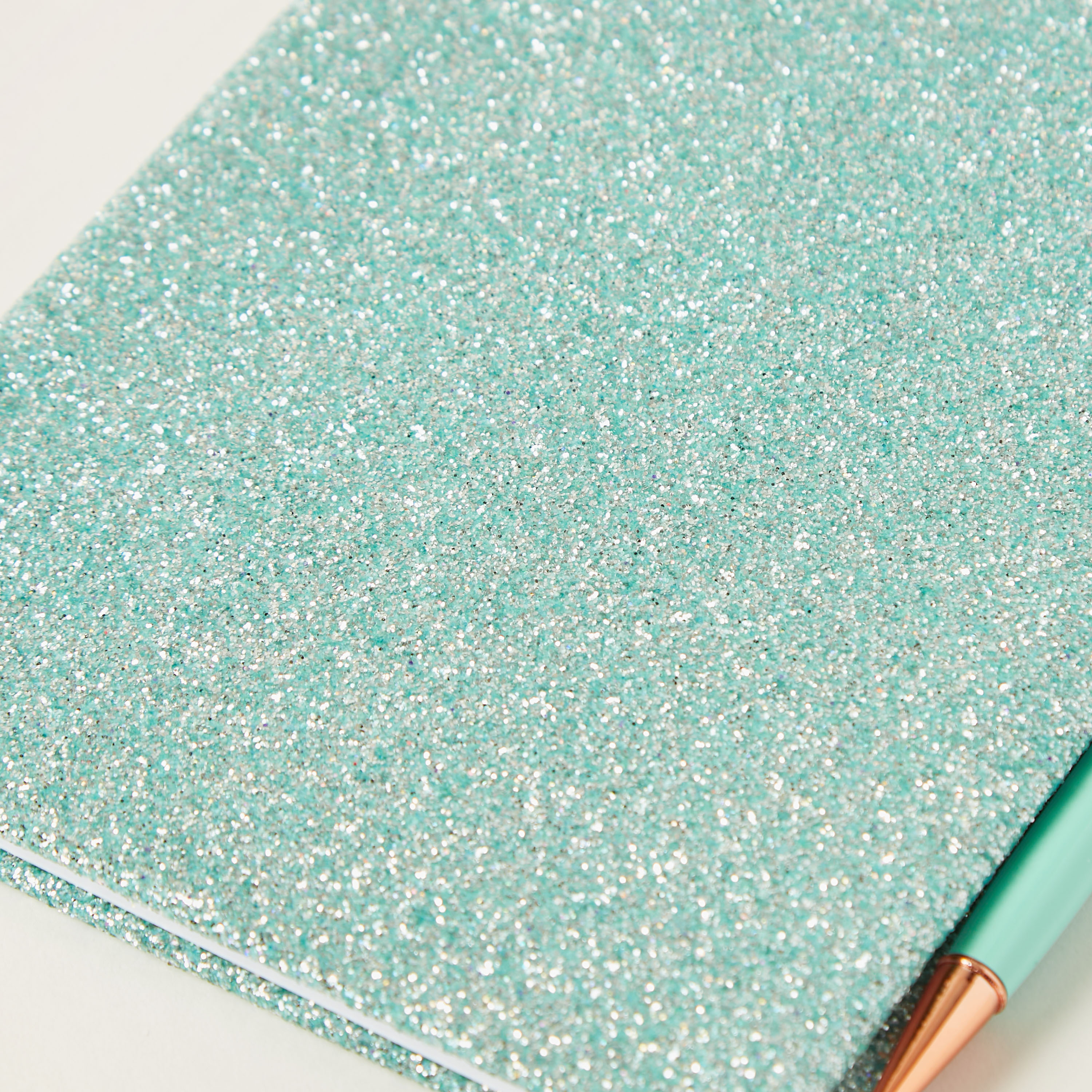 Disney Minnie Mouse Glitter Textured A5 Notebook and Pen Set-school-stationery-notebooks-image-2