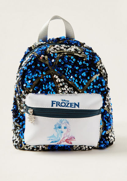 Disney Frozen Sequin Embellished Backpack - 8 inches