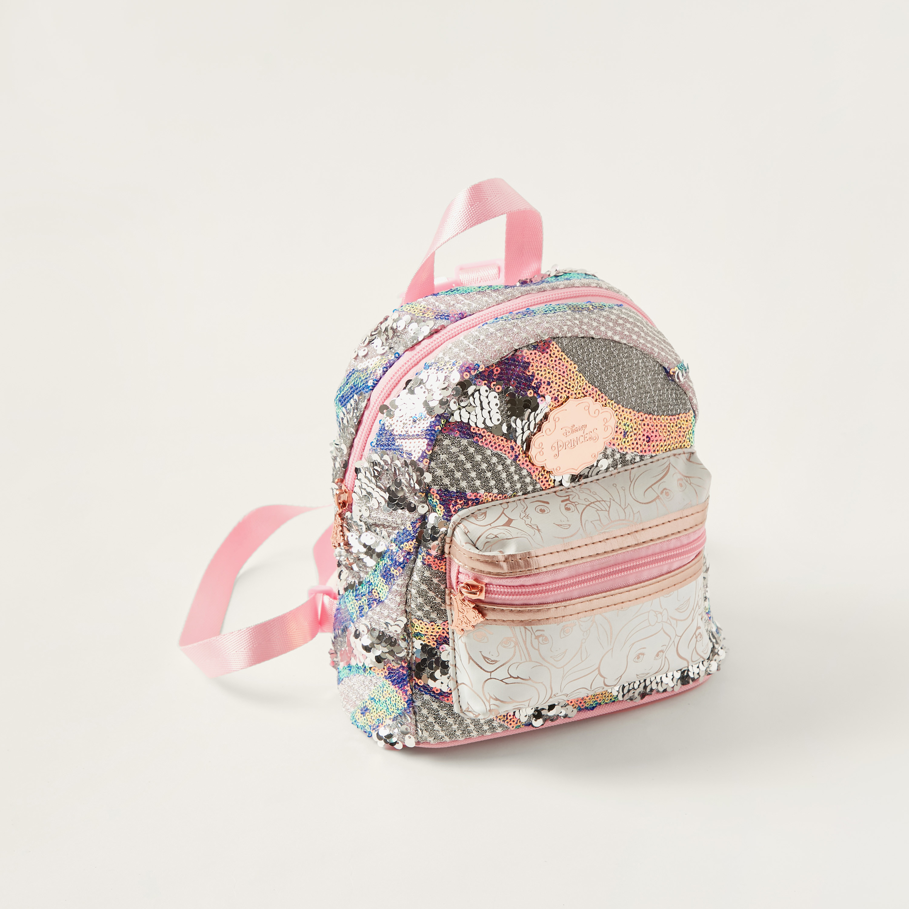 Disney Princess Sequin Embellished Backpack - 8 inches-girls-accessories-bags-image-2
