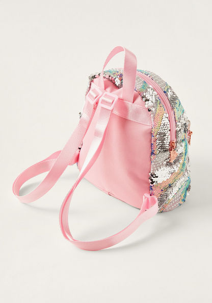 Disney Princess Sequin Embellished Backpack - 8 inches
