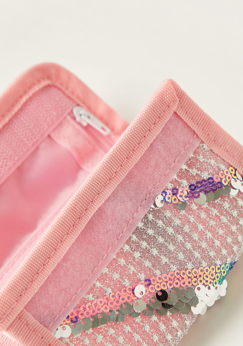 Disney Princess Sequin Embellished Wallet-Bags and Backpacks-image-3
