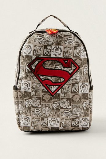 Disney All Over Superman Print Backpack - 13.5 inches