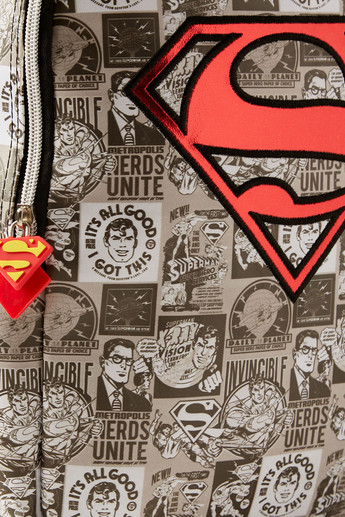 Disney All Over Superman Print Backpack - 13.5 inches