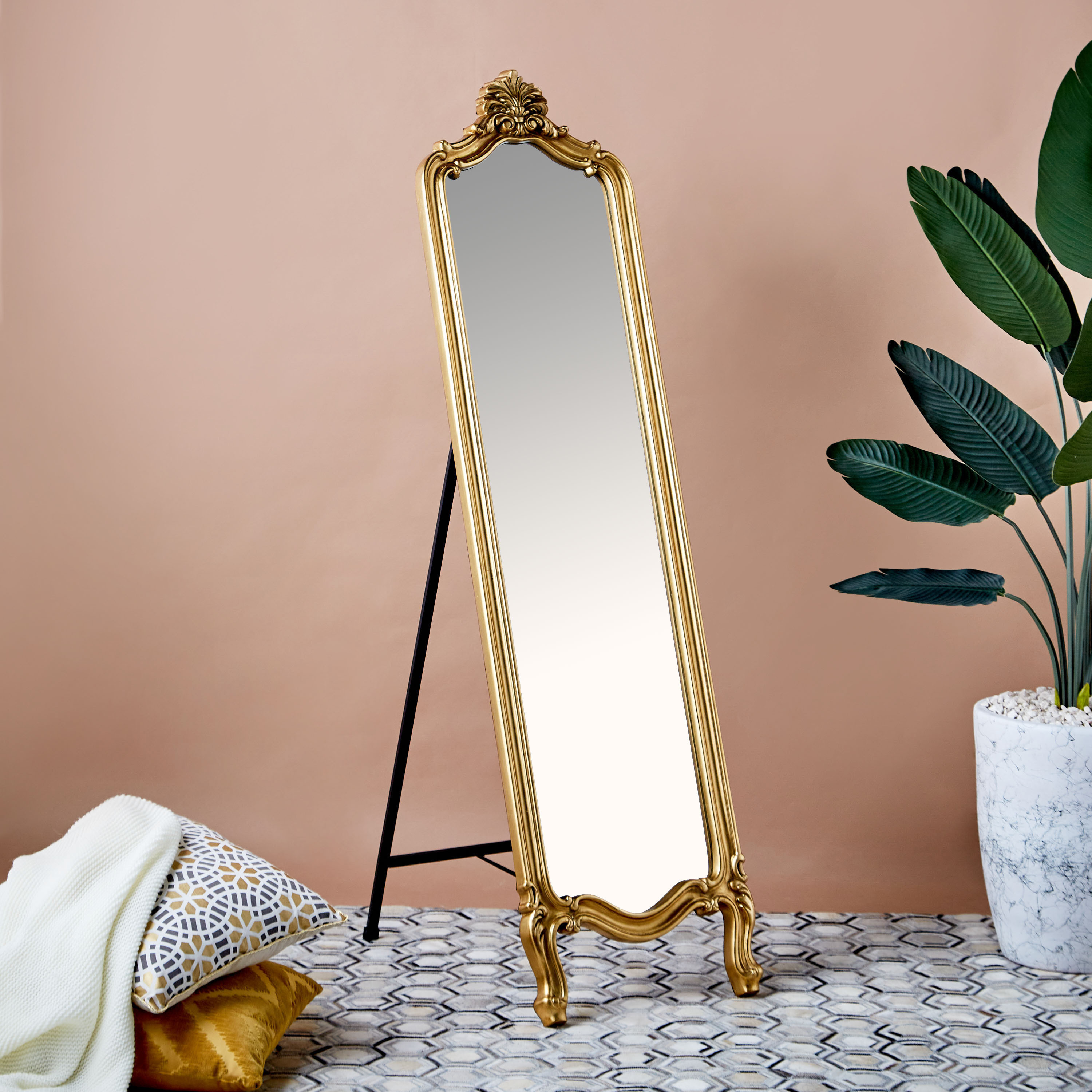 Floor Mirror with Stand-household-walldecorandmirrors-mirrors-wallmirrors-image-1