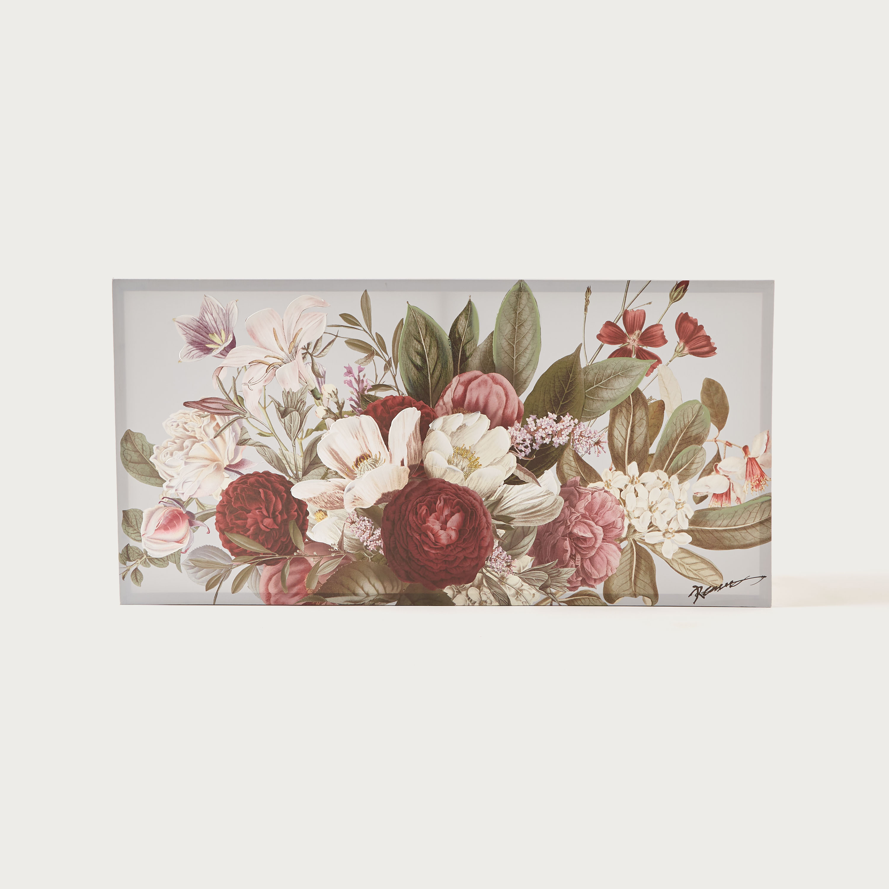 زينة حائط كانفاس بطبعات أزهار-household-walldecorandmirrors-wallart-image-2