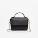 Haadana Embellished Satchel Bag with Grab Handle and Chain Strap-Women%27s Handbags-thumbnailMobile-0