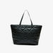Haadana Quilted Tote Bag with Double Handle and Zip Closure-Women%27s Handbags-thumbnailMobile-0