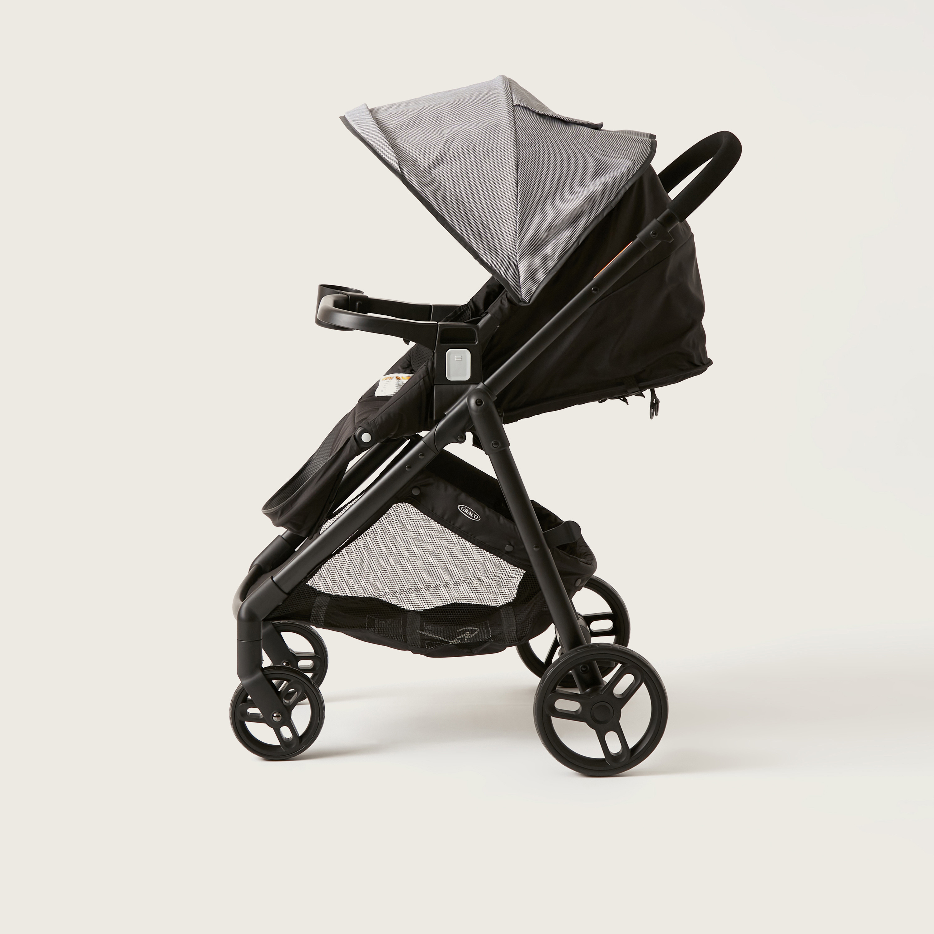 عربة أطفال من جراكو مودز باسيكس سوداء مع مقعد سيارة (حتى 3 سنوات)-baby-gear-strollersandprams-travelsystems-image-13