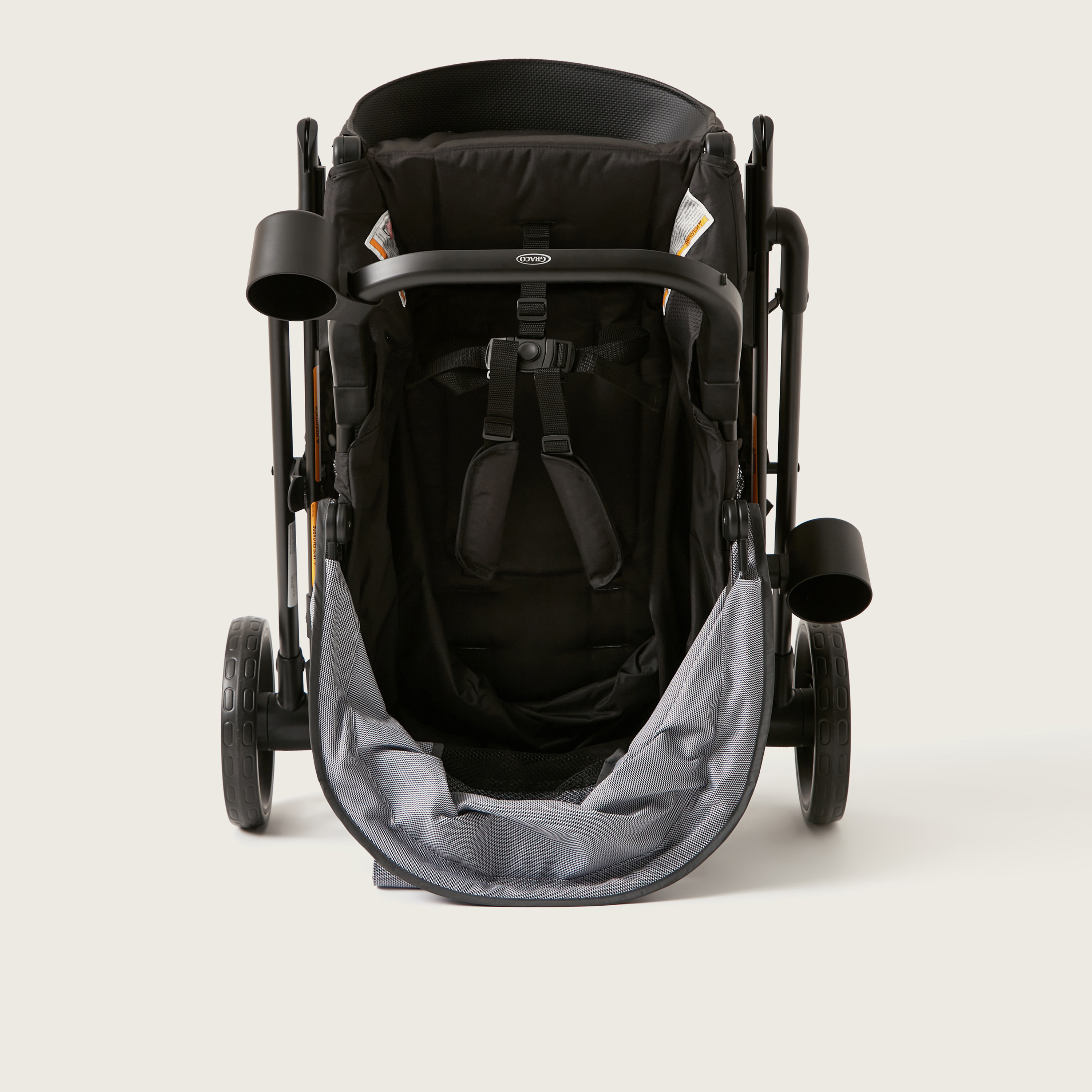 عربة أطفال من جراكو مودز باسيكس سوداء مع مقعد سيارة (حتى 3 سنوات)-baby-gear-strollersandprams-travelsystems-image-8