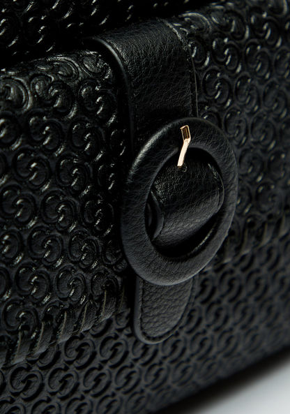 Celeste Monogram Embossed Tote Bag with Detachable Strap-Women%27s Handbags-image-3