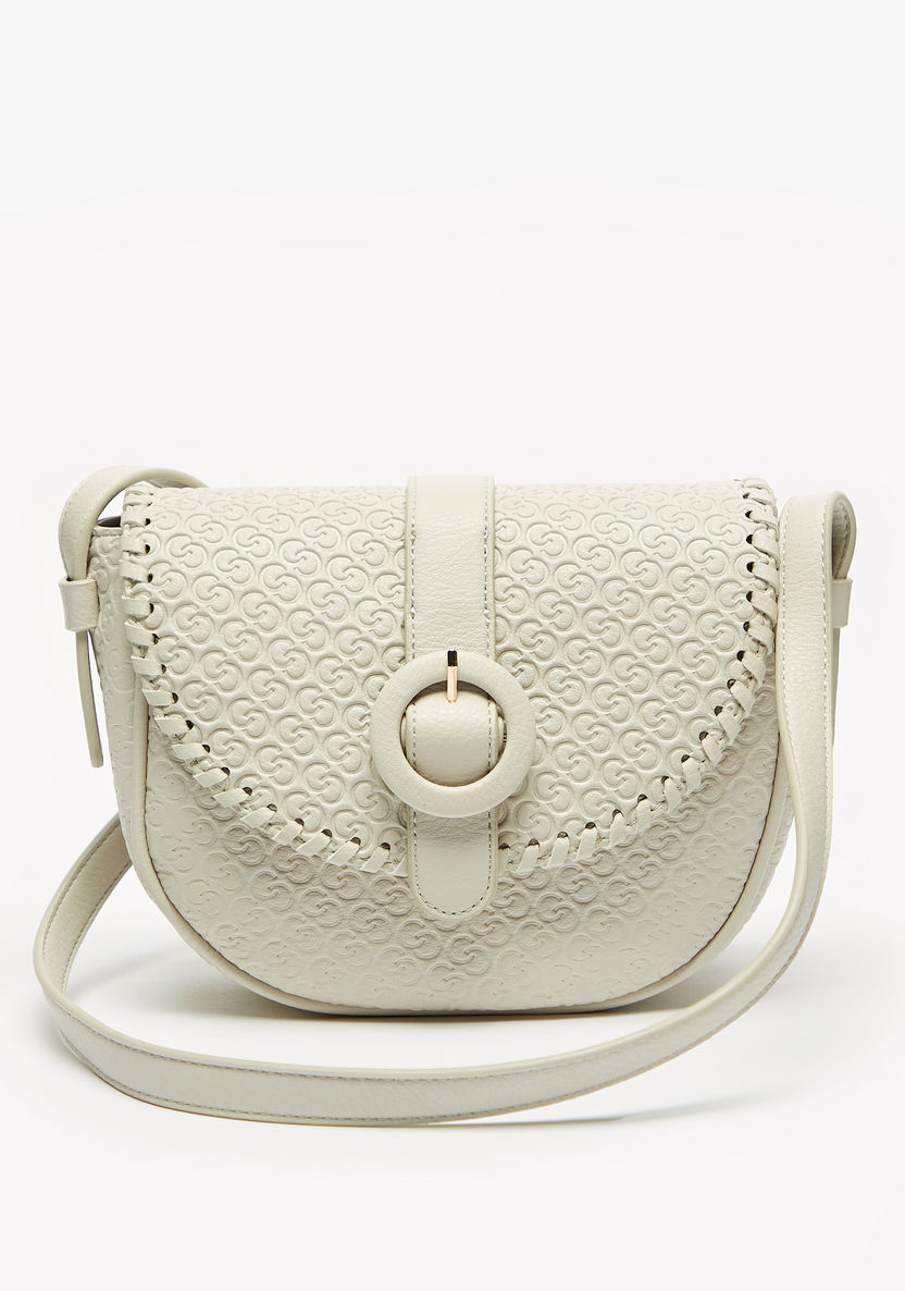 Celeste Monogram Embossed Crossbody Bag with Adjustable Strap-Women%27s Handbags-image-0