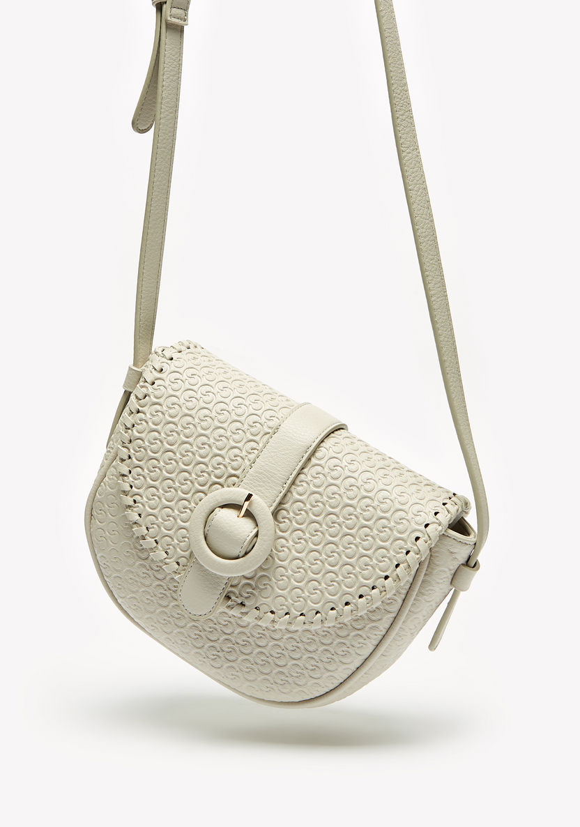 Celeste Monogram Embossed Crossbody Bag with Adjustable Strap-Women%27s Handbags-image-1