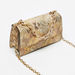 Celeste Textured Satchel Bag with Detachable Chain Strap and Button Closure-Women%27s Handbags-thumbnail-2