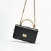 Celeste Solid Satchel Bag with Detachable Chain Strap and Flap Closure-Women%27s Handbags-thumbnail-1