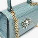 Celeste Textured Satchel Bag with Grab Handle and Embellished Detail-Women%27s Handbags-thumbnailMobile-3