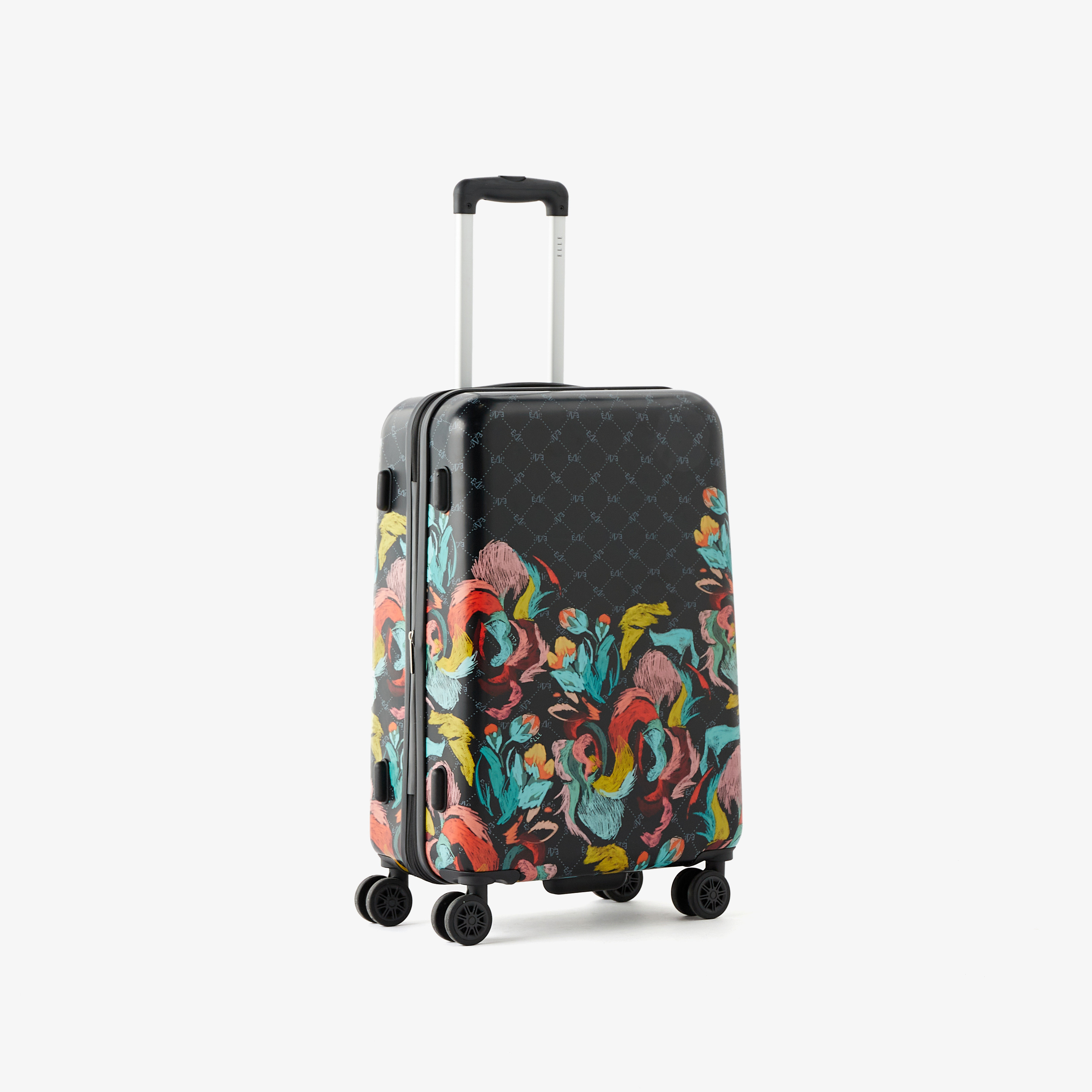 Buy Elle Printed Hardcase Luggage Trolley Bag with Retractable Handle Online Centrepoint Oman