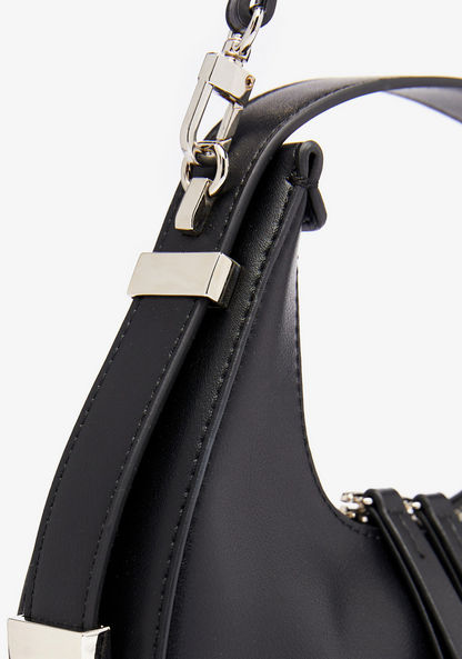 Haadana Shoulder Bag with Zip Closure and Detachable Strap-Women%27s Handbags-image-3