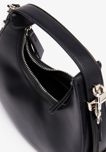 Haadana Shoulder Bag with Zip Closure and Detachable Strap