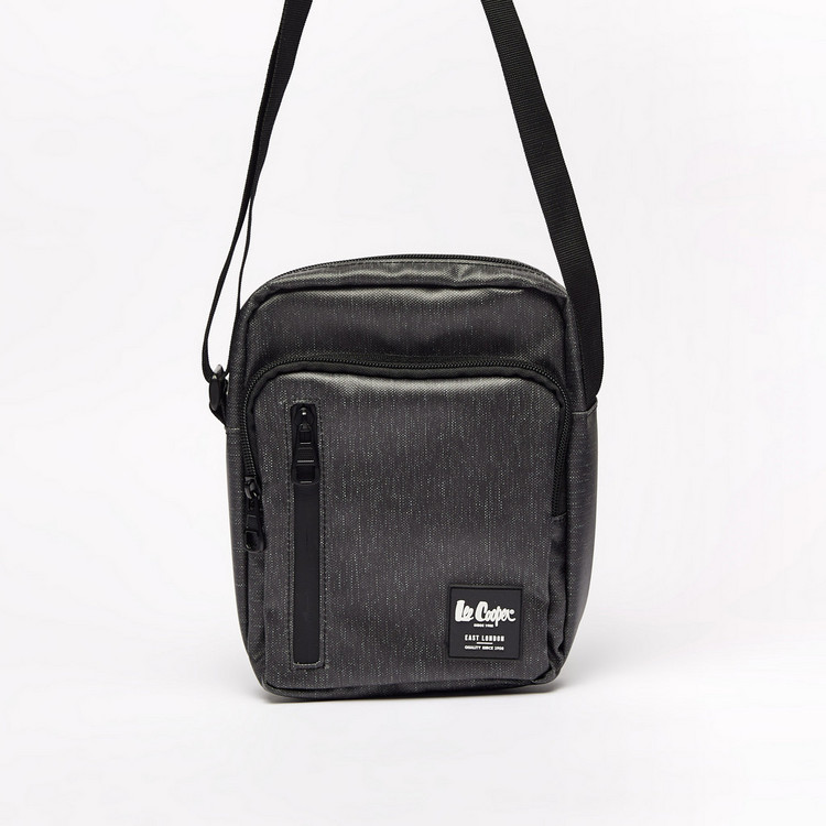 Lee Cooper Crossbody Bag with Adjustable Strap and Zip Closure