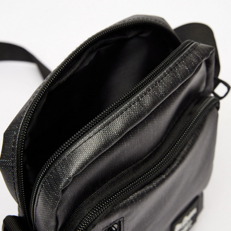 Lee Cooper Crossbody Bag with Adjustable Strap and Zip Closure