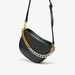 Celeste Solid Crossbody Bag with Metal Detail and Zip closure-Women%27s Handbags-thumbnail-1