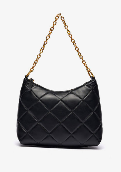 Celeste Quilted Shoulder Bag with Zip Closure-Women%27s Handbags-image-0