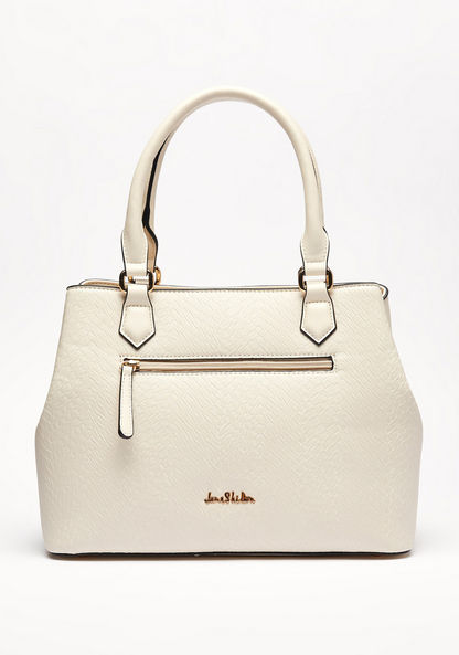 Jane Shilton Textured Tote Bag with Detachable Strap and Zip Closure